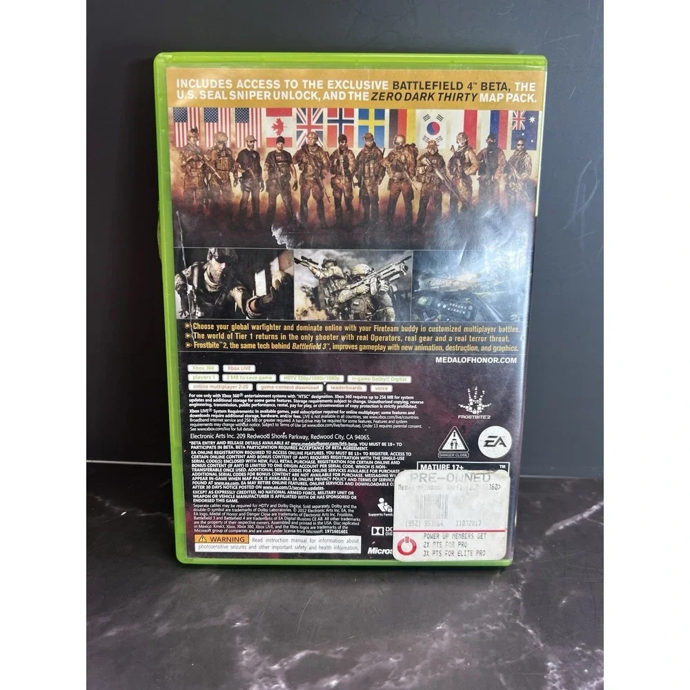 Medal of Honor: Warfighter -- Limited Edition (Microsoft Xbox 360, 2012)